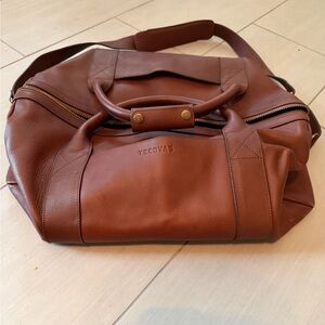 TECOVAS Large  Duffle in Bourbon MSRP $395 Weekender Bag